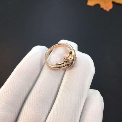 DIANA JEUX DE PINK GOLD DIAMOND RING