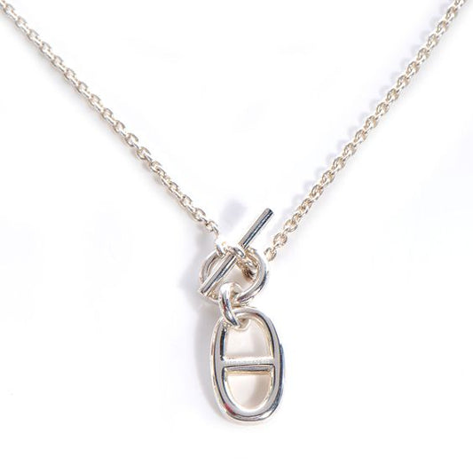 DIANA HM CHAINE D'ANCRE PENDANT NECKLACE STERLING SILVER