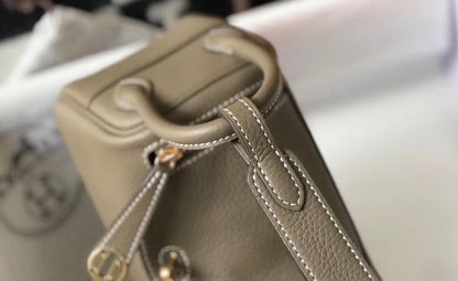 HM Mini Lindy 20cm Tourterelle Clemence Leather