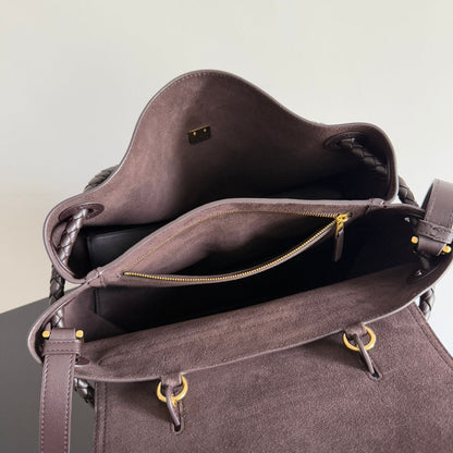 BV Ciao Ciao Medium Bag 34cm In Chocolote Leather 242928