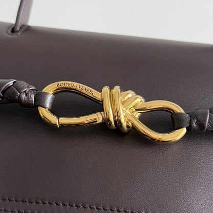 BV Ciao Ciao Medium Bag 34cm In Chocolote Leather 242928