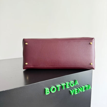 BV Ciao Ciao Medium Bag 34cm In Burgundy Leather 242934