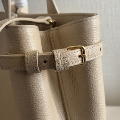 MINI CABAS ANA?S CUIR TRIOMPHE 20 IN BEIGE GRAINED CALFSKIN