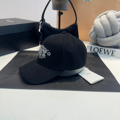 Celin Cap Black Cotton Fabric 210332