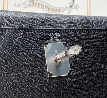 HM Kelly Elan 27cm Black Leather Shw