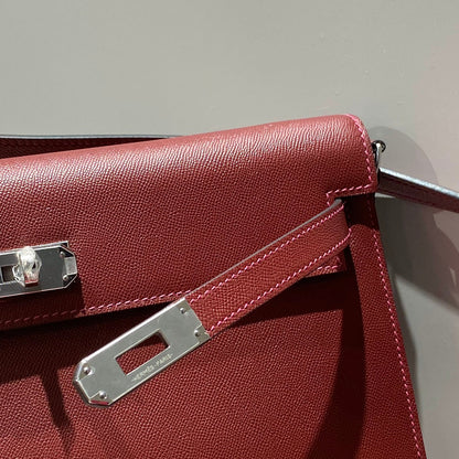 HM Kelly Elan 27cm Red Leather Shw