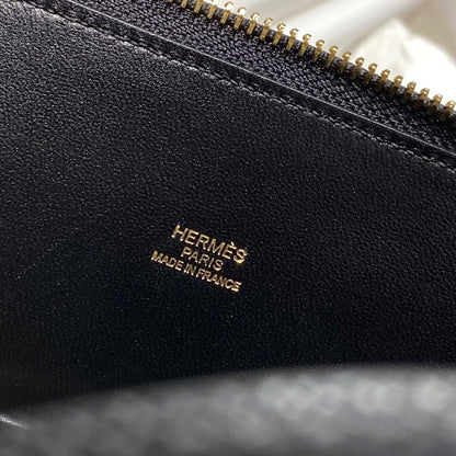 HM Bolide 25 Black Epsom Leather Gold Hardware 237381
