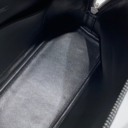 HM Bolide 25 Black Epsom Leather Silver Hardware 237384