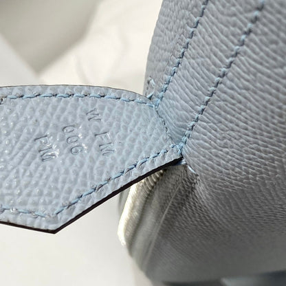 HM Bolide 25 Light Blue Epsom Leather Silver Hardware 237433
