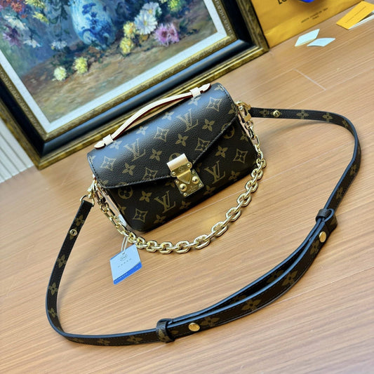LV Pochette Metis East West Brown Monogram Canvas 206021