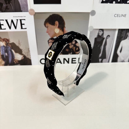 HAIRBAND CC LOGO BLACK FOR WOMEN 151340