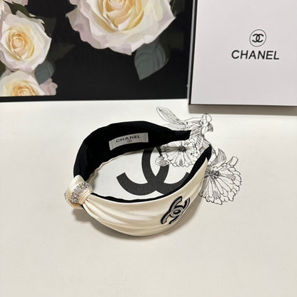 WHITE SILK HEADBAND 168591