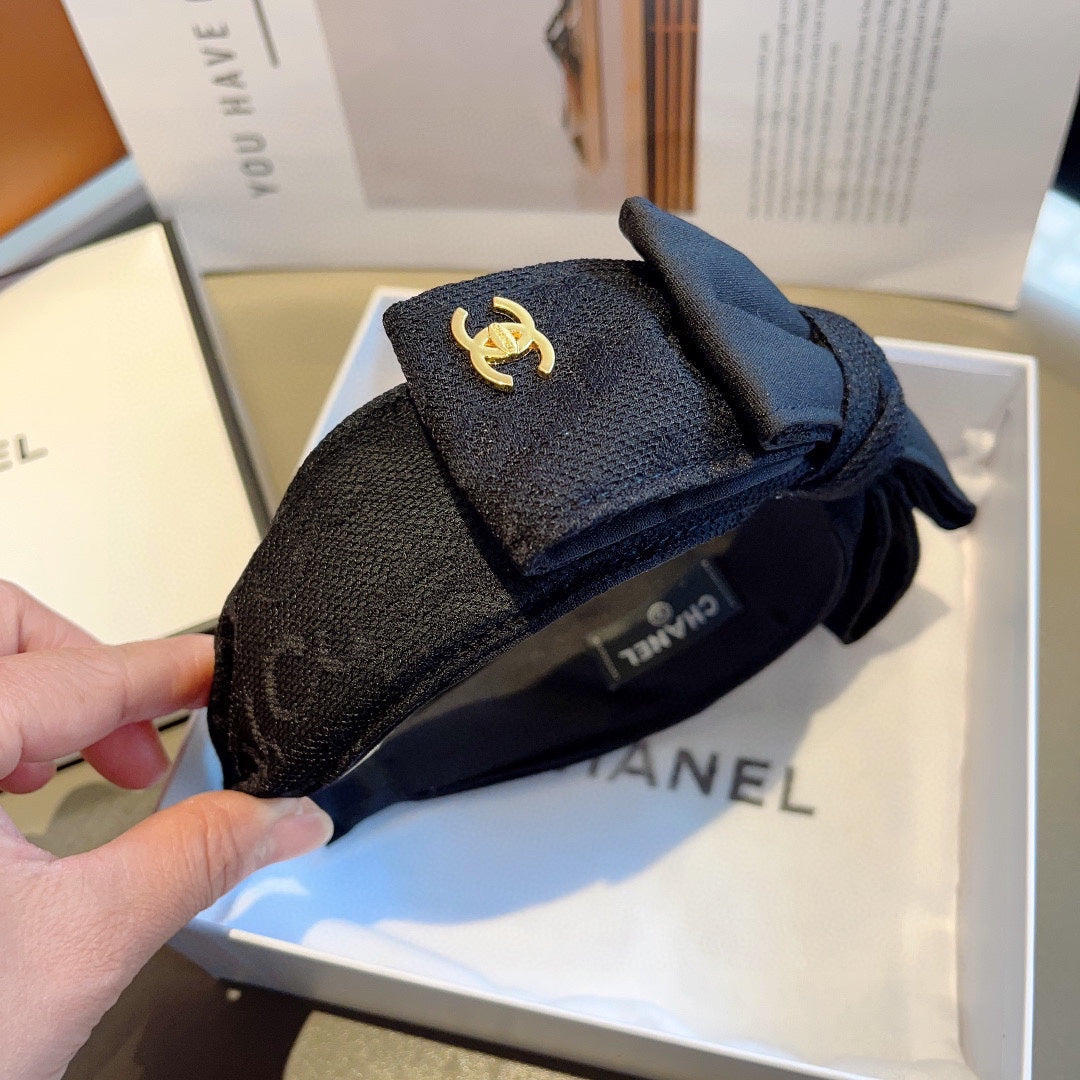 BLACK FABRIC HAIRBAND 418885