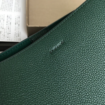 SANGLE SEAU BUCKET 24 BAG GREEN FOREST CALFSKIN