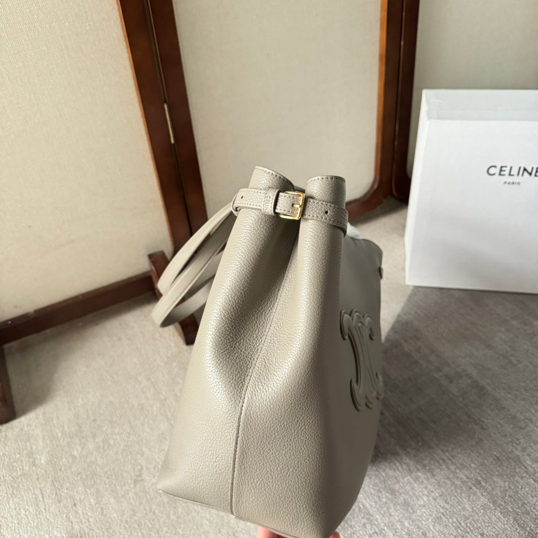 MEDIUM CABAS ANA?S CUIR TRIOMPHE 54 IN NOMAD GRAINED CALFSKIN