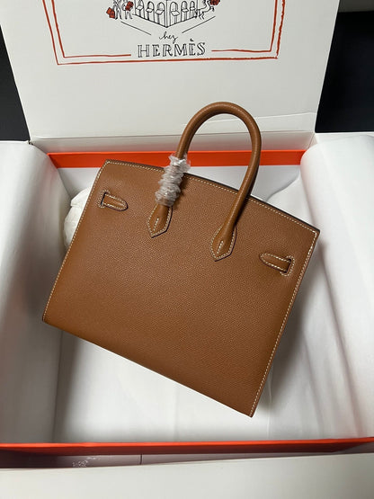 HM BIRKIN SELLIER GOLD EPSOM LEATHER GOLD HARDWARE