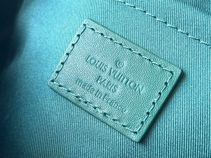 KEEPALL BANDOULI¨¨RE 25 IN GREEN MONOGRAM HERITAGE CANVAS