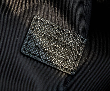 DUO CROSSBAG 42 IN BLACK MONOGRAM ECLIPSE CANVAS