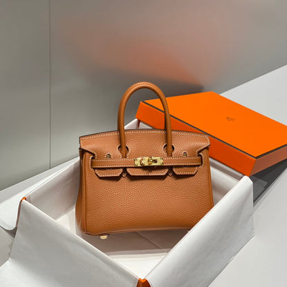 HM Birkin 20cm Gold Togo Leather Gold Hardware