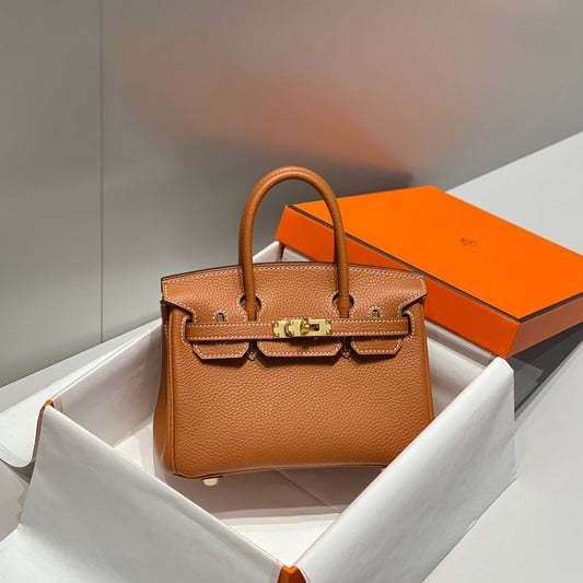 HM Birkin 20cm Gold Togo Leather Gold Hardware