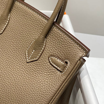 HM Birkin 20cm Etoupe Togo Leather Gold Hardware
