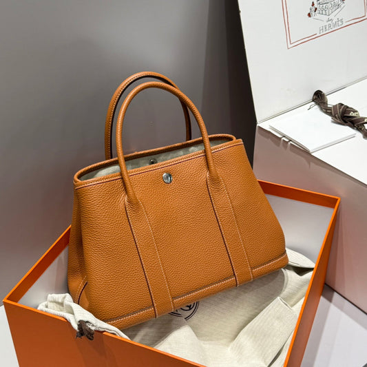 HM Garden Party 30 Bag Russet Negonda Calfskin 237632