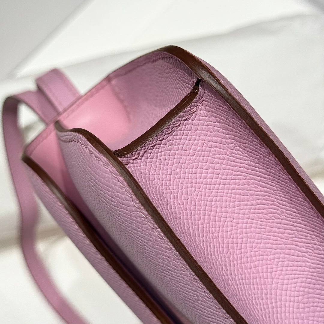 HM Constance Elan 24 Soft Pink Epsom Gold Hardware 237348