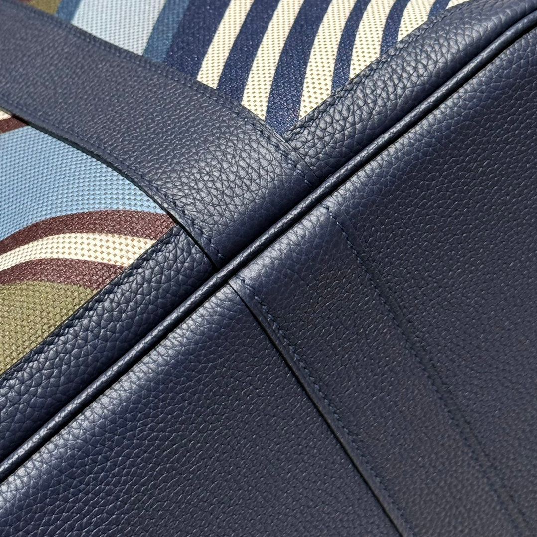 HM Garden Party 36 Multicolor Canvas and Negonda Calfskin 243168