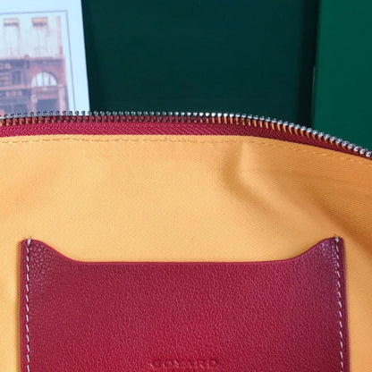 S¨¦NAT MGM POUCH 40 IN MONZA RED GOYARDINE CANVAS
