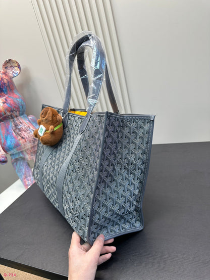 VILLETTE TOTE BAG 46 IN GREY GOYARDINE CANVAS