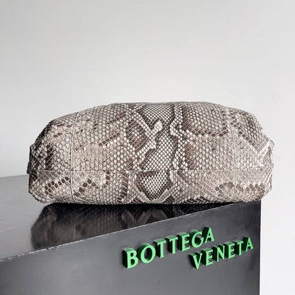 BV Pouch Bag 38cm Leather-Trimmed Python Clutch 209318