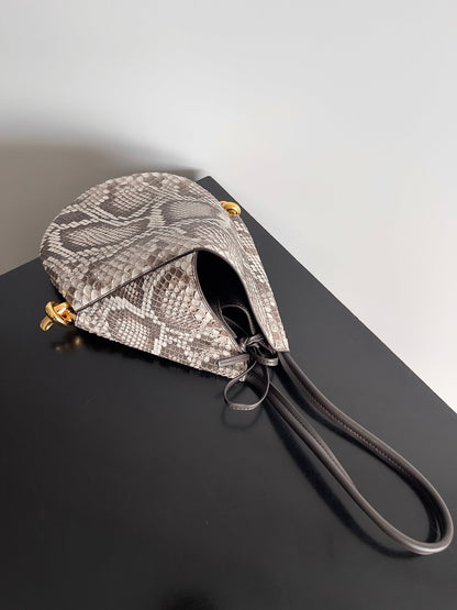BV Small Solstice Bag 26cm In Python Leather 209325