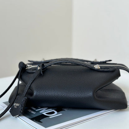 BY THE WAY SELLERIA LARGE 29 BAG IN BLACK CALFSKIN