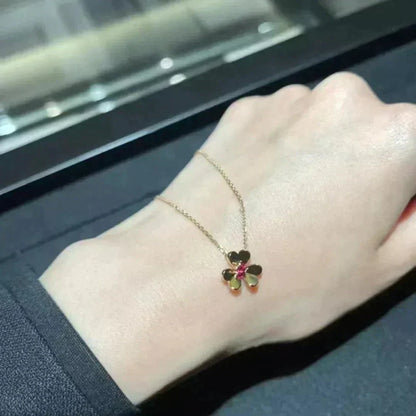 DIANA FRIVOLE GOLD FLOWER NECKLACE