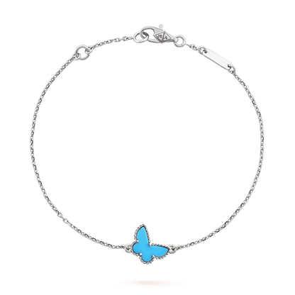 BUTTERFLY TURQUOISE BUTTERFLY BRACELET SILVER