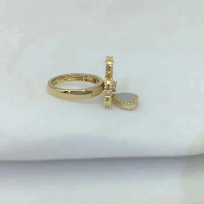 DIANA SWEET CLOVER WHITE MOP RING
