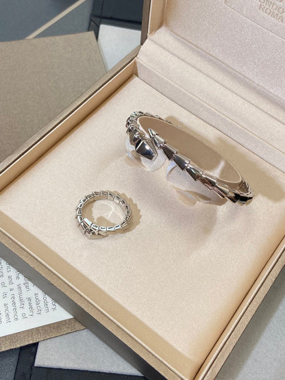 DIANA SERPENTI VIPER SILVER BRACELET