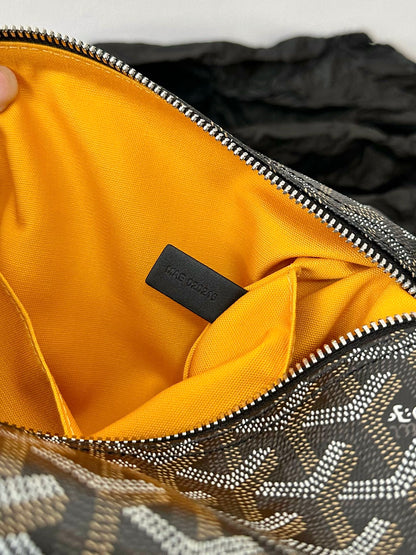GOYA COSMETIC BAG 24CM BLACK CANVAS